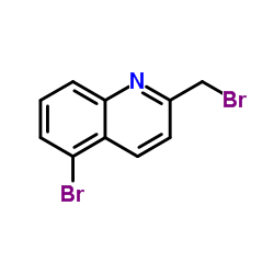 5-Bromo-2-(bromomethyl)quinoline结构式