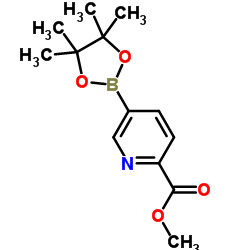 Methyl 5-(4,4,5,5-tetramethyl-1,3,2-dioxaborolan-2-yl)picolinate Structure