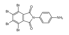 2-(4-aminophenyl)-4,5,6,7-tetrabromoisoindole-1,3-dione Structure