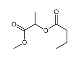 2-methoxy-1-methyl-2-oxoethyl butyrate structure
