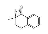 2-amino-2-methyl-3,4-dihydronaphthalen-1-one结构式