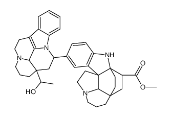 methyl 15-(20-hydroxy-14,15-dihydroeburnamenin-14-yl)aspidofractinine-3-carboxylate Structure