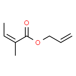 allyl 2-methylisocrotonate Structure