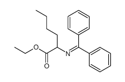 ethyl N-(diphenylmethylene)-2-aminohexanoate Structure