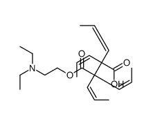 1-[2-(diethylamino)ethyl] hydrogen 2-(tetrapropenyl)succinate structure