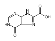 6,7-dihydro-6-oxo-1H-purine-8-carboxylicacid structure