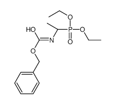 benzyl N-[(1R)-1-diethoxyphosphorylethyl]carbamate Structure