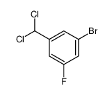 1-Bromo-3-(dichloromethyl)-5-fluorobenzene结构式