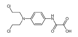 N-<4-(N,N-bis-(2-chlor-aethyl)-amino)-phenyl>-oxalsaeureamid结构式