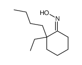 2-ethyl-2-butyl-cyclohexanone oxime Structure