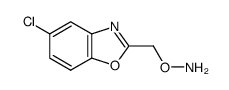 O-((5-chlorobenzo[d]oxazol-2-yl)methyl)hydroxylamine结构式