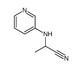 Propionitrile, 2-(3-pyridylamino)- (6CI) structure