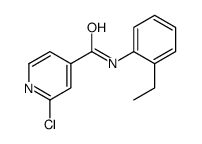 2-氯-N-(2-乙基苯)吡啶-4-甲酰胺结构式