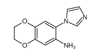 7-(1H-imidazol-1-yl)-2,3-dihydro-1,4-benzodioxin-6-amine(SALTDATA: FREE) structure