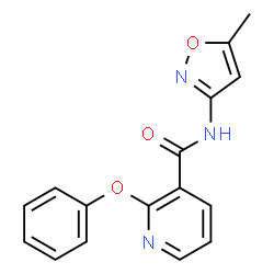 N-(5-METHYLISOXAZOL-3-YL)(2-PHENOXY(3-PYRIDYL))FORMAMIDE Structure