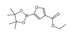 ethyl 5-(4,4,5,5-tetramethyl-1,3,2-dioxaborolan-2-yl)furan-3-carboxylate图片