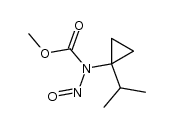 [1-(1-Methylethyl)cyclopropyl]nitrosocarbamidsaeure-methylester Structure