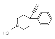 1-METHYL-4-PHENYLPIPERIDINE-4-CARBONITRILE HYDROCHLORIDE picture