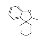 2-methyl-2H-spiro[benzofuran-3,1'-cyclohexa[2,5]diene] Structure