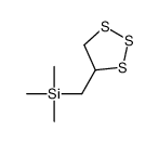 trimethyl(trithiolan-4-ylmethyl)silane Structure