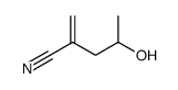 4-hydroxy-2-methylidenepentanenitrile Structure