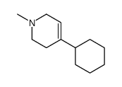 1-Methyl-4-cyclohexyl-1,2,3,6-tetrahydropyridine结构式