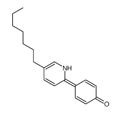 4-(5-heptyl-1H-pyridin-2-ylidene)cyclohexa-2,5-dien-1-one Structure