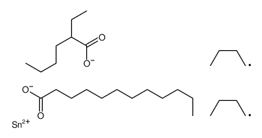 [dibutyl(2-ethylhexanoyloxy)stannyl] dodecanoate结构式