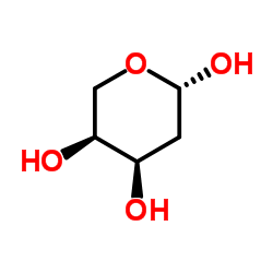 2-Deoxy-β-L-erythro-pentopyranose structure