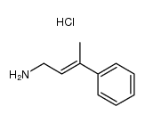 3-phenyl-2-buten-1-amine hydrochloride结构式