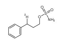 (+/-)-3-deuterio-3-phenylpropan-1-yl sulfamate结构式