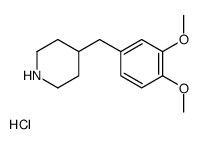 4-(3,4-Dimethoxy-benzyl)-piperidine hydrochloride结构式