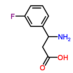 3-氨基-3-(3-氟苯基)丙酸结构式