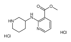 2-(Piperidin-3-ylamino)-nicotinicacidmethylesterdihydrochloride Structure