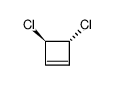 trans-3,4-dichlorocyclobutene结构式