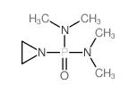 Phosphonic diamide,P-1-aziridinyl-N,N,N',N'-tetramethyl-结构式