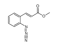 methyl 3-(2-azidophenyl)acrylate Structure