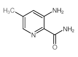 3-Amino-2-carbamoyl-5-methylpyridine Structure