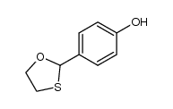2-(p-hydroxyphenyl)-1,3-oxathiolane Structure