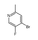 4-溴-5-氟-2-甲基吡啶结构式