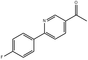 1-[6-(4-Fluorophenyl)pyridin-3-yl]ethanone Structure