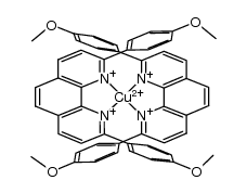 {Cu(II)(2,9-di-p-anisyl-1,10-phenanthroline)2}(2+) Structure