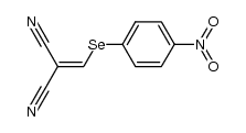 2,2-dicyanovinyl p-nitrophenyl selenide结构式