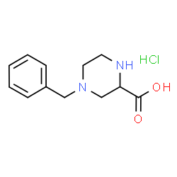 4-Benzylpiperazine-2-carboxylic acid hydrochloride结构式