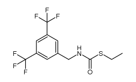 S-ethyl3,5-bis(trifluoromethyl)benzylcarbamothioate Structure