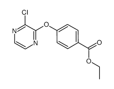 ethyl 4-(3-chloropyrazin-2-yloxy)benzoate Structure