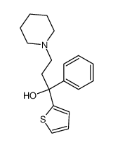 1-Phenyl-3-piperidin-1-yl-1-thiophen-2-yl-propan-1-ol结构式