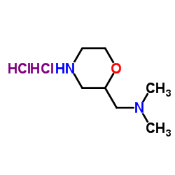 Dimethyl-Morpholin-2-Ylmethyl-Amine Dihydrochloride structure