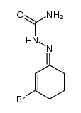 3-Brom-2-cyclohexen-1-on-semicarbazon结构式