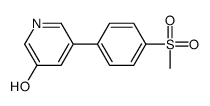 5-(4-methylsulfonylphenyl)pyridin-3-ol结构式